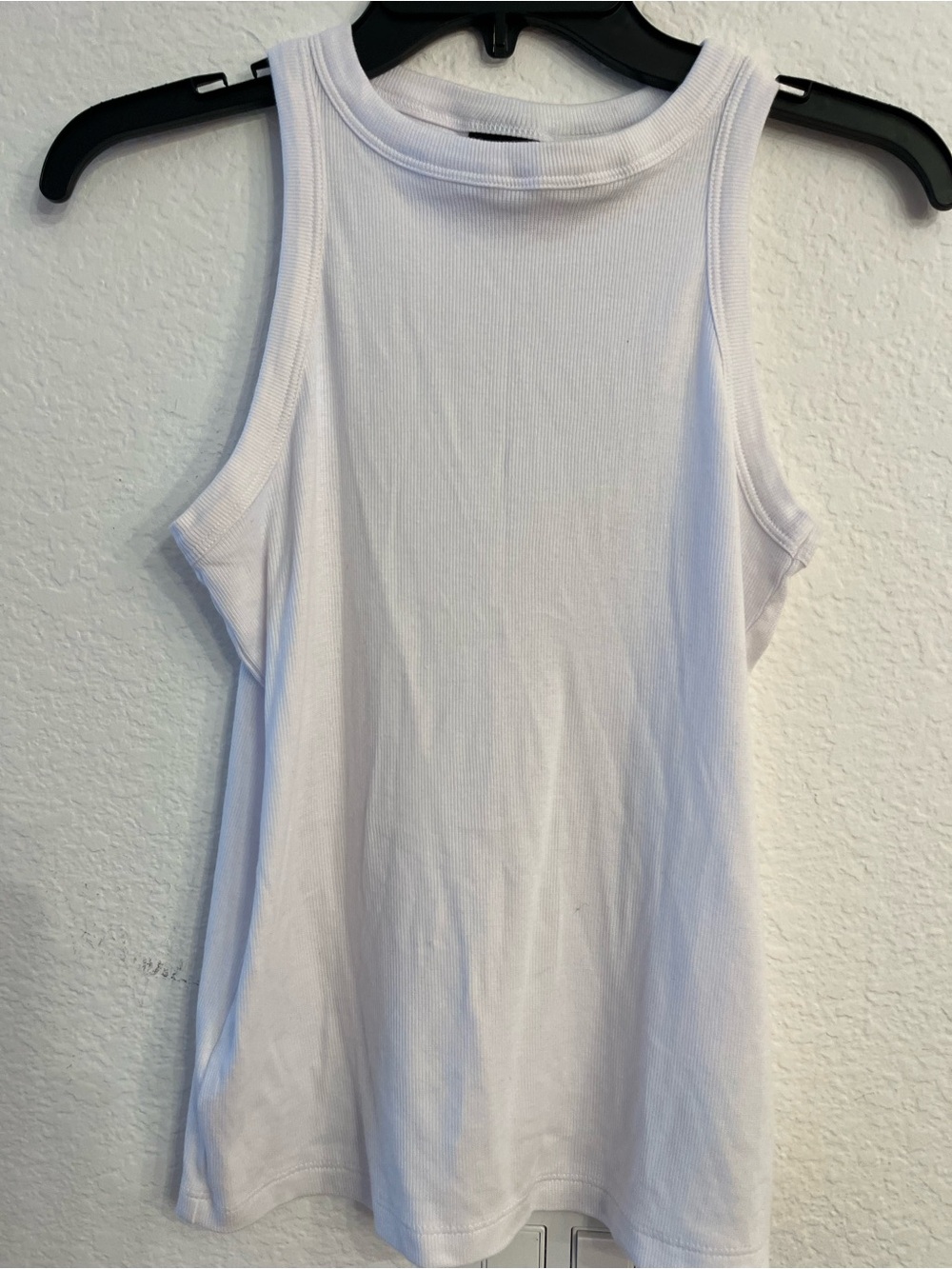 WHITE RACHEL ZOE WIFE BEATER TANK TEE